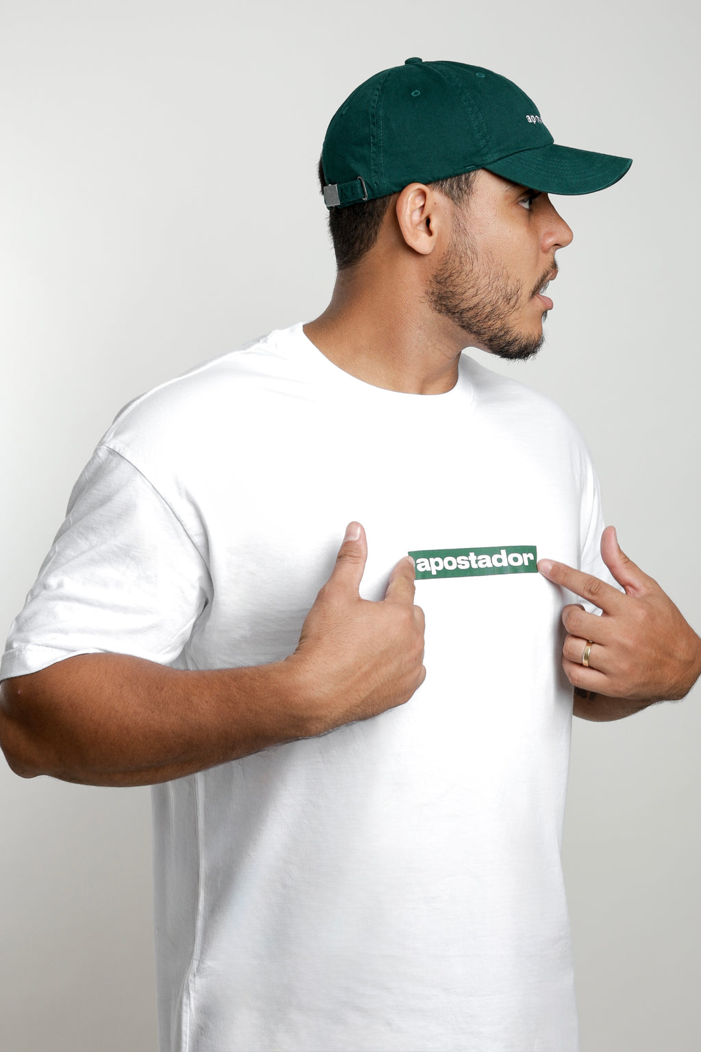 Camiseta Oversized Apostador Branca