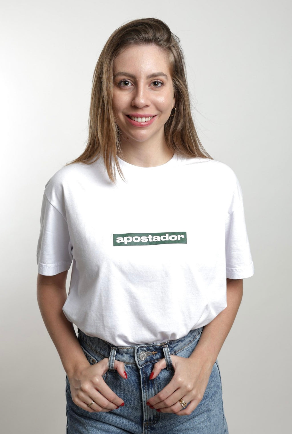Camiseta Oversized Apostador Branca