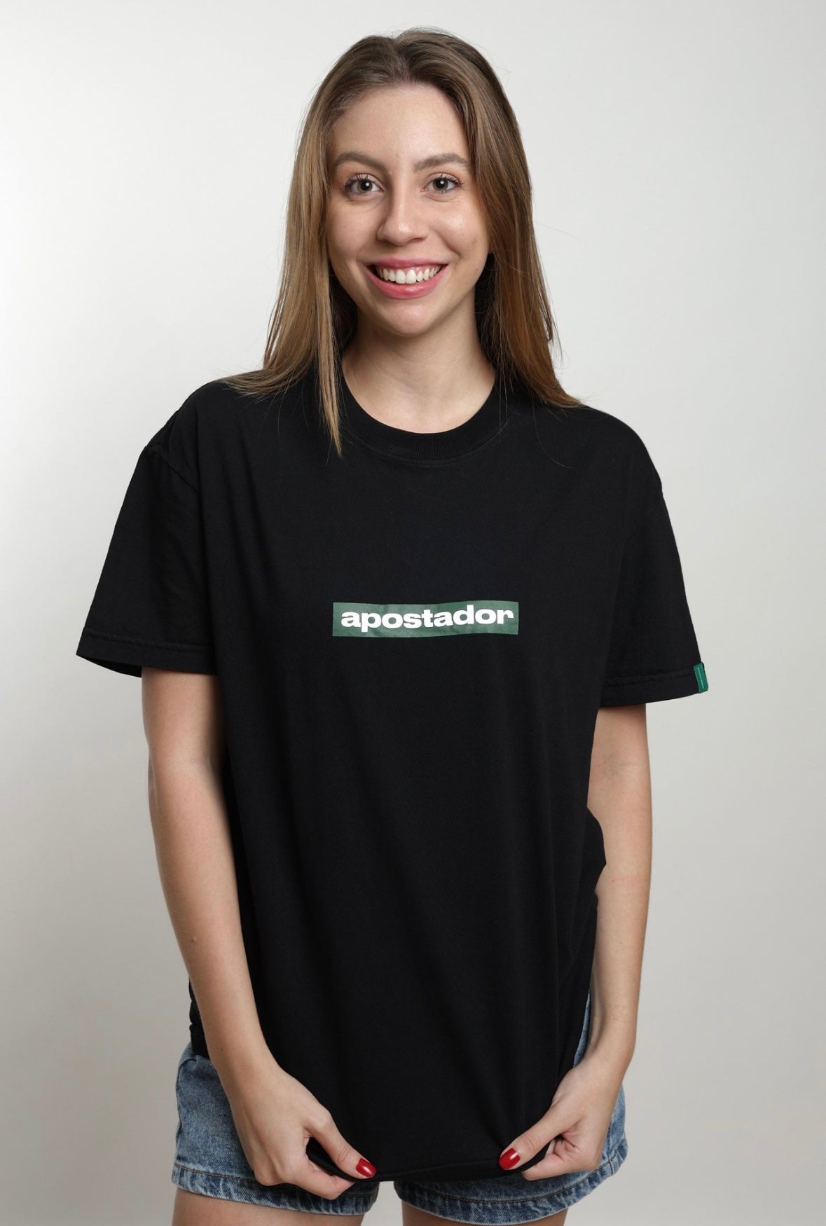 Camiseta Oversized Apostador Preta